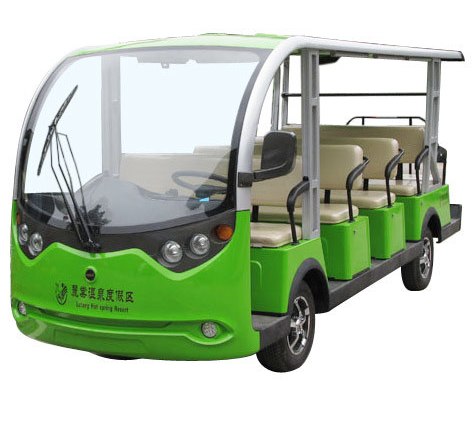 14 Seaters Sightseeing Car Electric Tourist Bus